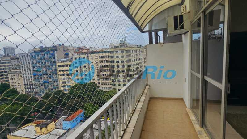 Conheça varanda e vista. do imóvel - Cobertura à venda Praça Cardeal Arcoverde, Copacabana, Rio de Janeiro - R$ 1.720.000 - OLCO20016 - 3 varanda e vista. - 3