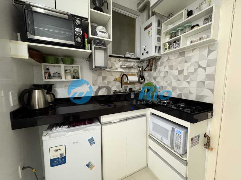 Conheça Cozinha do imóvel - Kitnet/Conjugado 24m² à venda Rua Miguel Lemos, Copacabana, Rio de Janeiro - R$ 1.260.000 - OLKI00212 - 18 Cozinha - 18