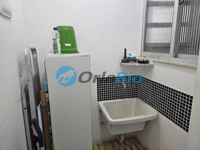 Conheça área de serviços do imóvel - Apartamento à venda Rua Leopoldo Miguez, Copacabana, Rio de Janeiro - R$ 750.000 - OLAP10419 - 16 área de serviços - 16