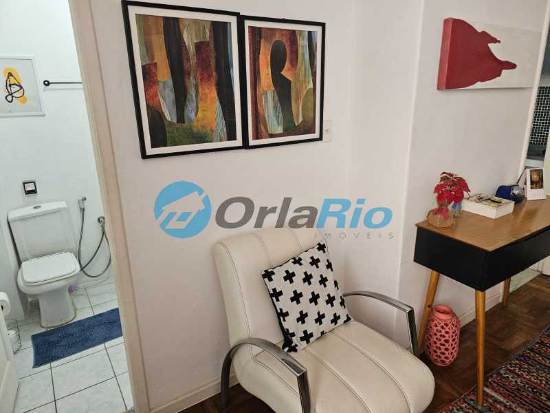 Conheça sala do imóvel - Apartamento à venda Rua Leopoldo Miguez, Copacabana, Rio de Janeiro - R$ 750.000 - OLAP10419 - 10 sala - 10
