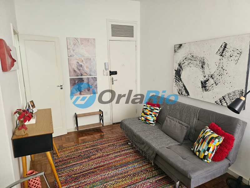Conheça sala do imóvel - Apartamento à venda Rua Leopoldo Miguez, Copacabana, Rio de Janeiro - R$ 750.000 - OLAP10419 - 19 sala - 19