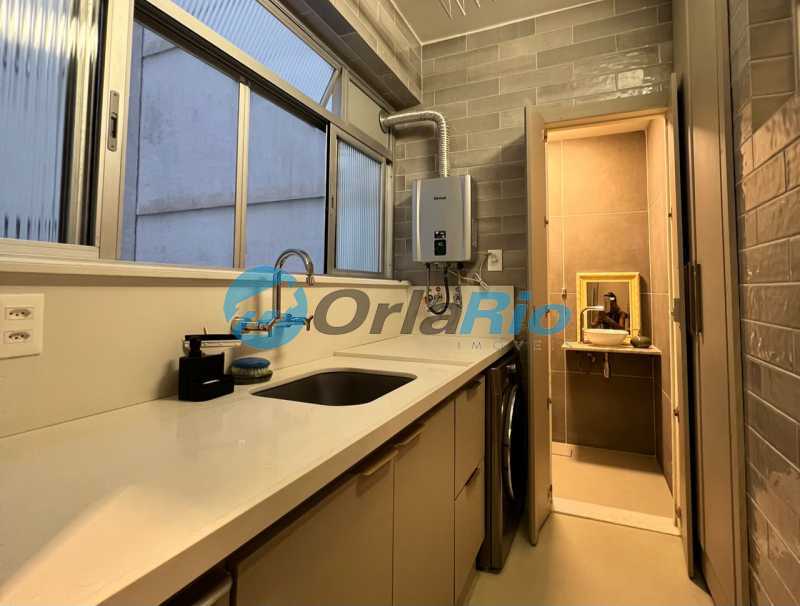 Conheça área de serviço do imóvel - Apartamento à venda Rua Roberto Dias Lópes, Leme, Rio de Janeiro - R$ 1.850.000 - OLAP30973 - 26 área de serviço - 26