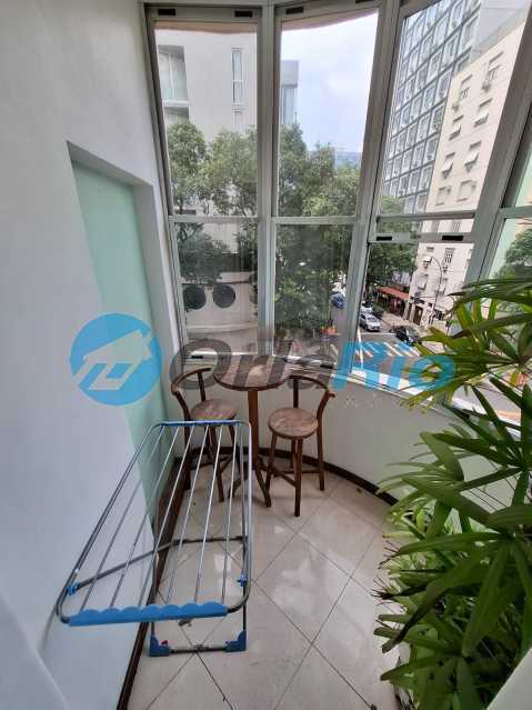 Conheça varanda do imóvel - Apartamento para alugar Avenida Prado Júnior, Copacabana, Rio de Janeiro - R$ 6.000 - OLAP30974 - 12 varanda - 12