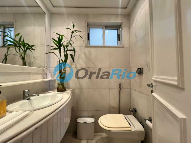 Conheça lavabo do imóvel - Cobertura à venda Avenida Atlântica, Copacabana, Rio de Janeiro - R$ 17.000.000 - OLCO40049 - 20 lavabo - 20