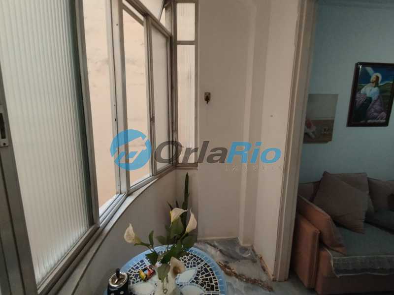 Conheça varanda do imóvel - Apartamento à venda Avenida Nossa Senhora de Copacabana, Copacabana, Rio de Janeiro - R$ 630.000 - OLAP10426 - 9 varanda - 9