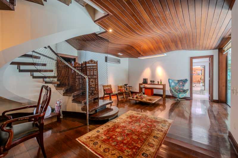 Conheça 3 Escada do imóvel - Casa em Condomínio 5 quartos à venda Barra da Tijuca, Rio de Janeiro - R$ 12.900.000 - BICN50017 - 3 3 Escada - 3