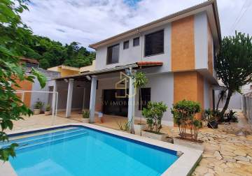 Ótima localização - Casa Duplex de Condomínio com 4 Suítes à venda, 269m² - Pechincha - SV000039