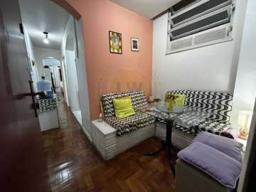 Ótima localização - Apartamento à venda Praça Vereador Rocha Leão, Copacabana, Rio de Janeiro - R$ 420.000 - JWAP10166