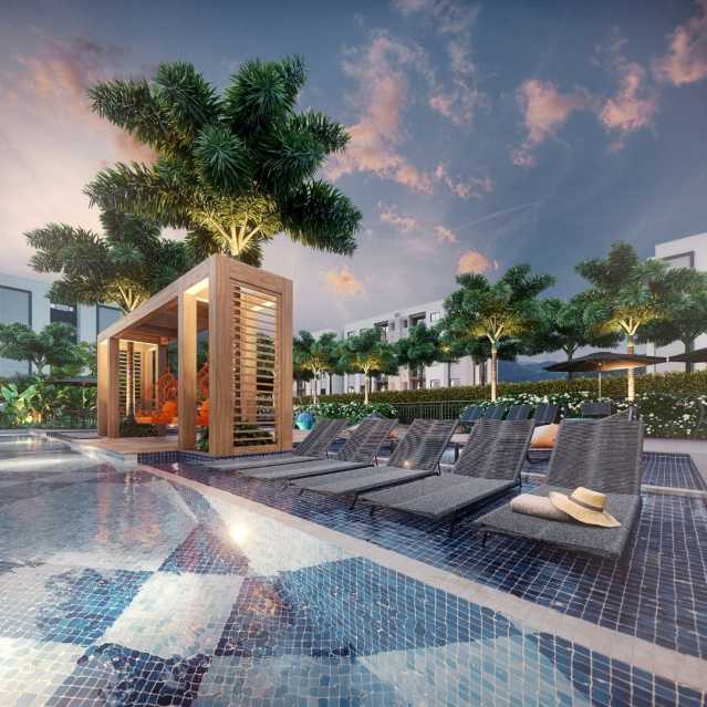 Piscina com Deck molhado - 5