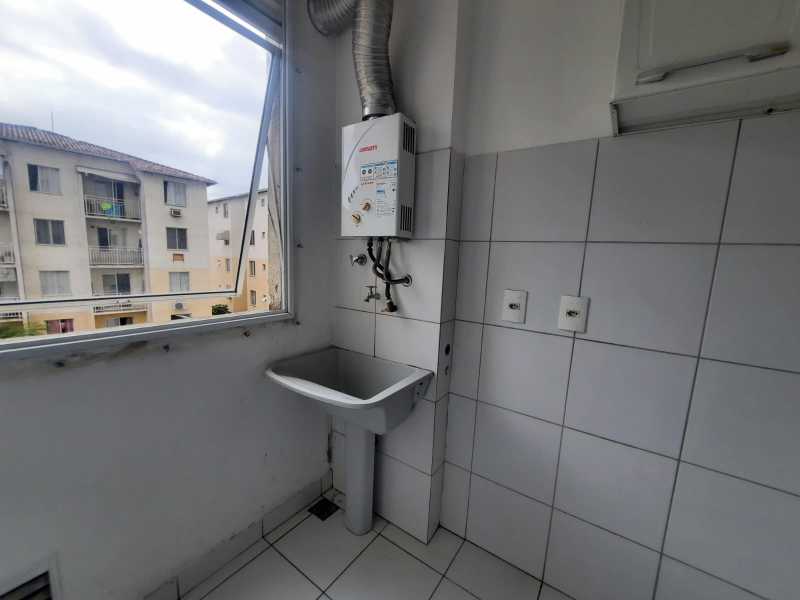 Conheça Área de serviço. do imóvel - Apartamento para alugar Rua Misael de Mendonça, Parada de Lucas, Rio de Janeiro - R$ 800 - MNAP20087 - 12 Área de serviço. - 12