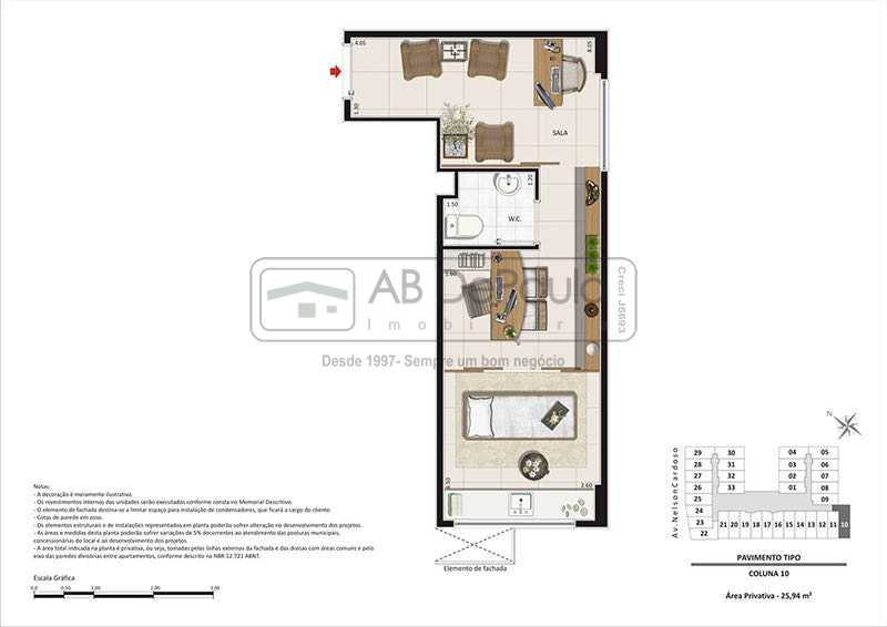 Conheça SALA COMERCIAL do imóvel - VENDE OU ALUGA NA TAQUARA - INSIGHT OFFICE - SALA COMERCIAL DE 26m² - ABSL00004 - 19 SALA COMERCIAL - 19