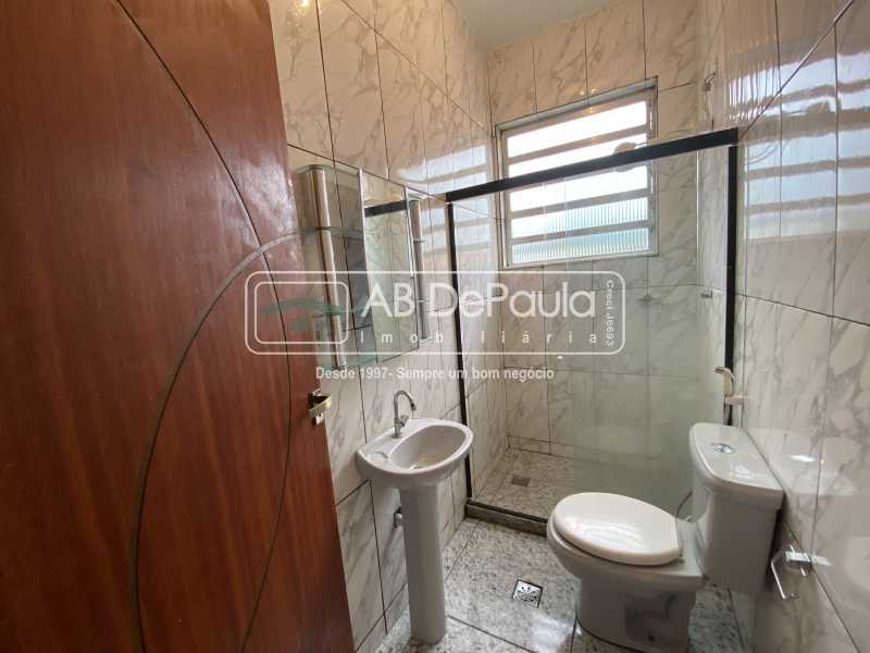 Conheça BANHEIRO SOCIAL do imóvel - ALUGA EM REALENGO - APARTAMENTO COM TERRAÇO - EM RUA FECHADA - RUA JOSÉ VALENTE DE LIMA, 97. - ABAP20402 - 8 BANHEIRO SOCIAL - 8