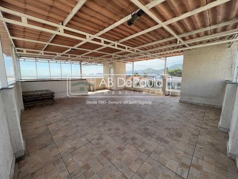 Conheça TERRAÇO do imóvel - ALUGA EM REALENGO - APARTAMENTO COM TERRAÇO - EM RUA FECHADA - RUA JOSÉ VALENTE DE LIMA, 97. - ABAP20402 - 18 TERRAÇO - 18
