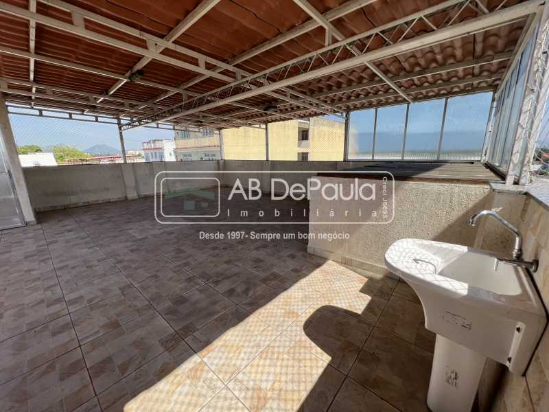 Conheça TERRAÇO do imóvel - ALUGA EM REALENGO - APARTAMENTO COM TERRAÇO - EM RUA FECHADA - RUA JOSÉ VALENTE DE LIMA, 97. - ABAP20402 - 19 TERRAÇO - 19