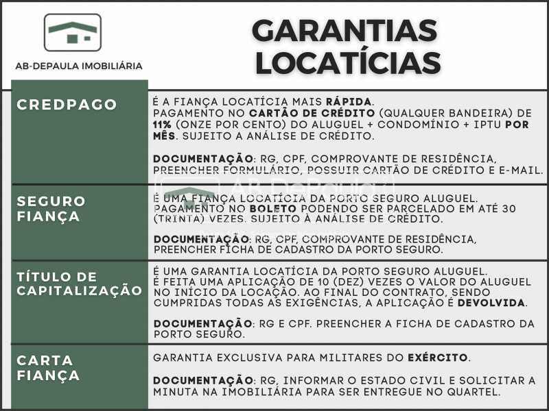 Conheça GARANTIAS LOCATÍCIAS 2024 do imóvel - ALUGA EM SULACAP - R. EUZEBIO DE ALMEIDA, 1990 - TERRENO /PONTO COMERCIAL - ABPC00004 - 19 GARANTIAS LOCATÍCIAS 2024 - 19