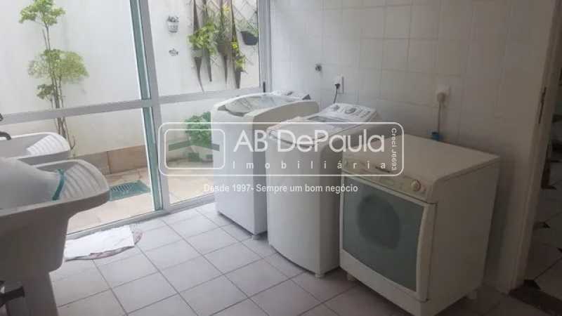 Conheça lavanderia do imóvel - Barra da Tijuca - Residência Luxuosa à Venda - Condomínio Crystal Lake - ABCN40014 - 17 lavanderia - 17