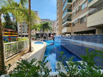 ACEITA FINANCIAMENTO - TAQUARA - CONDOMÍNIO FECHADO COM TOTAL SEGURANÇA, Apartamento com 77m², 03 dormitórios (Armário Planejado e 01 Suíte). - ABAP30215
