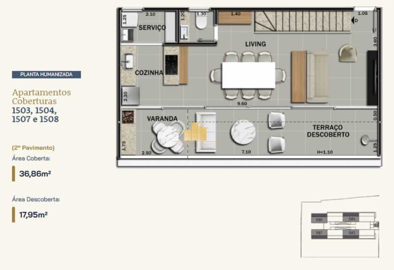 Lançamento - Cobertura à venda Rua José Romão Guedes,Juiz de Fora,MG - R$ 690.000 - TFCO30023