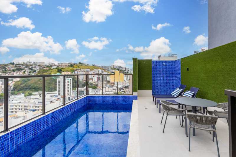 Conheça Terraço América do imóvel - Studio de Luxo mobiliado à venda no São Mateus, com garagem e lazer completo no rooftop - TFST10113 - 14 Terraço América - 14