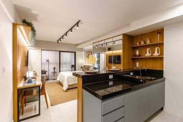 Oportunidade - Studio de Luxo mobiliado à venda no São Mateus, com garagem e lazer completo no rooftop - TFST10113