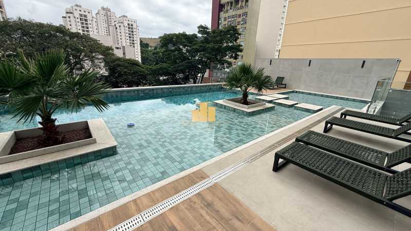 Conheça Marina Residence - Piscina Oá do imóvel - Locação Exclusiva no Marina Residence: 2 Suítes, Andar Super Alto e Vista Panorâmica para a Av. Rio Branco com Lazer Premium Club - TFAP20768 - 4 Marina Residence - Piscina Oá - 4