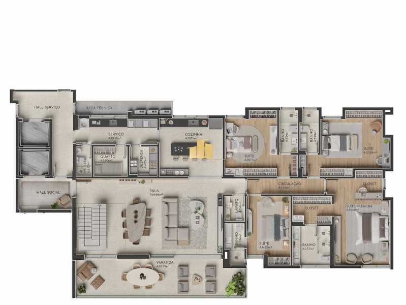 Cobertura 501m² 1 pav - 9