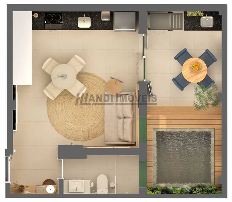 Conheça 030 do imóvel - Apartamento 1 quarto à venda Copacabana, Rio de Janeiro - R$ 988.021 - HLAP10329 - 16 030 - 16