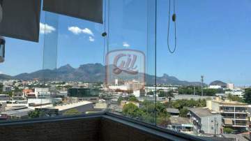 Próximo comércio. - Apartamento sala, varanda, 02 quartos, suite, vaga - AP3145