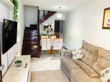 Fácil acesso! - Casa duplex condomínio fechado 02 quartos armários embutidos cozinha planejada 04 vagas - CS3606