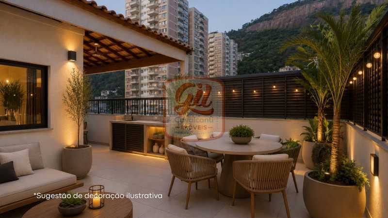 Conheça 91-png-33 do imóvel - COBERTURA 115 METROS ,2 SUÍTES, COM VISTA PARA O CRISTO REDENTOR E PÃO DE AÇUCAR A PARTIR DO SEG PAVIMENTO - CB0375 - 28 91-png-33 - 28