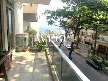Ótima localização - AparApartamento com Vista para o Mar e no Quadrilátero mais cobiçado de Ipanema - IPAP40174
