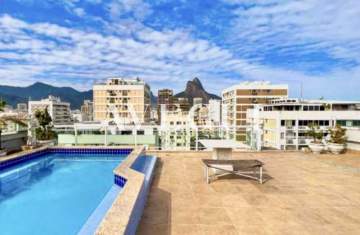 Ótima localização - Cobertura para venda e aluguel Rua Almirante Pereira Guimarães, Leblon, Rio de Janeiro - R$ 9.499.000 - ALCO40014