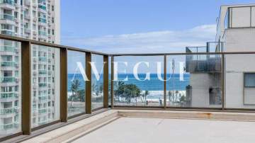 Lançamento - Cobertura à venda na Barra da Tijuca - 3 Suítes, vaga e Vista Mar - AICO30081