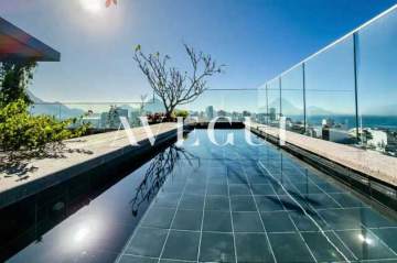 Imperdível - Cobertura de luxo à venda no Leblon - Duplex Vista Mar - AICO40029