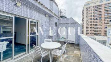 Imperdível - Leblon Apartamento triplex com 3 quartos e grande potencial - AICO30058
