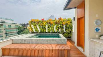 Cobertura à venda Avenida General San Martin, Leblon, Rio de Janeiro - R$ 9.900.000 - AICO30067