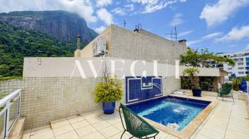 Imperdível - Cobertura linear e circular com 4 Quartos à venda, 443m² - Lagoa - ALCO40085