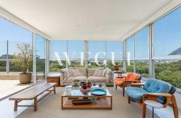 Cobertura Linear 337m² à Venda no Jardim Botânico RJ | 3 Quartos, Terraço Amplo e Vista Livre - ALAP30598