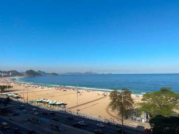 Ótima localização - Apartamento à Venda com Vista 360° para o Mar, 3 quartos sendo 1 Suíte e 1 Vaga na Zona Sul do Rio - AIAP31163