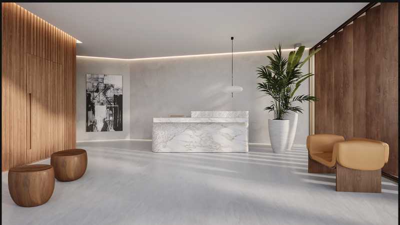 Conheça Portaria. do imóvel - Studio à venda Rua Marquês de São Vicente, Gávea, Rio de Janeiro - R$ 910.000 - AJST00013 - 18 Portaria. - 18