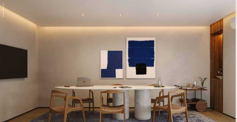 Conheça 102_Sala_de_Reuniao do imóvel - Studio à venda Rua Odílio Bacelar, Urca, Rio de Janeiro - R$ 1.591.480 - AJST10022 - 6 102_Sala_de_Reuniao - 6