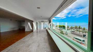Mega apartamento de 4 quartos em prédio centro de terreno e vista mar na Vieira Souto. - ALAP40075