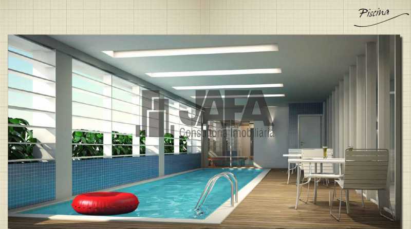 Conheça piscina do imóvel - Apartamento 3 quartos à venda Botafogo, Rio de Janeiro - R$ 1.150.000 - JA31411 - 26 piscina - 26