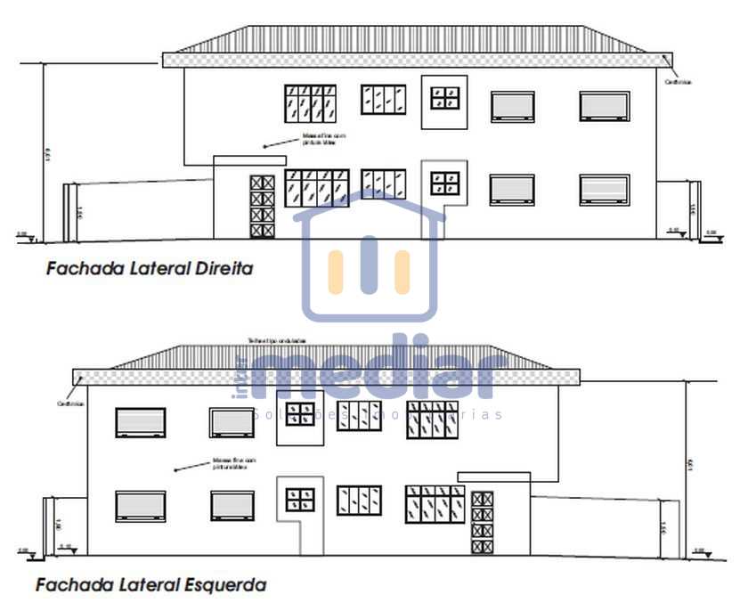 Planta fachada lateral esquer - 11