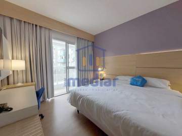 Ótima localização - Apartamentos com 1 dormitório e 1 banheiro, com serviços , 1 vaga - Gonzaga -Santos-SP - AP3062