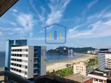 Ótima localização - Apto. 2 Dorm. 1 Quadra da Praia, Sala c/ Varanda, Vista livre - MNAP20057