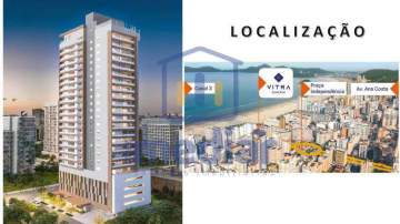 Lançamento - Apartamento 3 quartos à venda Gonzaga, Santos - R$ 2.190.000 - MNAP30100