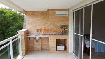 apartamento 3 suítes com dependência na Barra da Tijuca - MRAP30043
