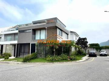 CASA DE CONDOMINIO EM VARGEM PEQUENA, COM PRIMOROSO PROJETO ÚNICO E EXCEPCIONAL ACABAMENTO ! VENHA VISITAR! - MRCN50021