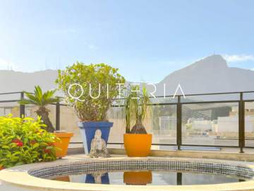 Condomínio Edifício Leanna - Cobertura à venda Rua Alberto de Campos,Rio de Janeiro,RJ Ipanema - R$ 4.950.000 - MQCO20031